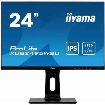 iiyama ProLite XUB2495WSU-B4 kompiuterio monitorius 61,2 cm (24,1 col.) 1920 x 1200 pikselių WUXGA Juodas