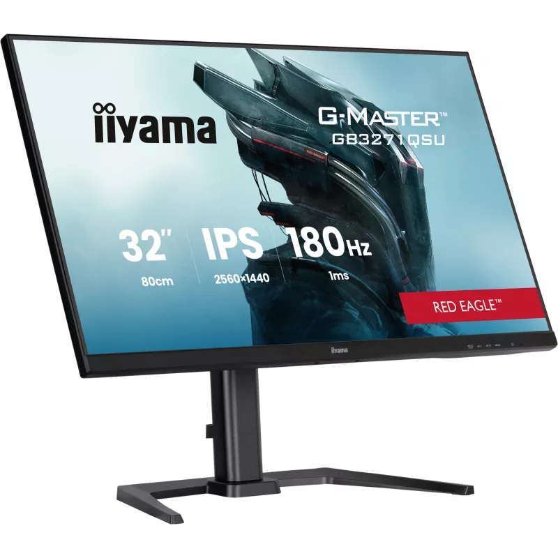 iiyama GB3271QSU-B2 kompiuterio monitorius 80 cm (31,5 col.) 2560 x 1440 pikselių Quad HD LED juodas