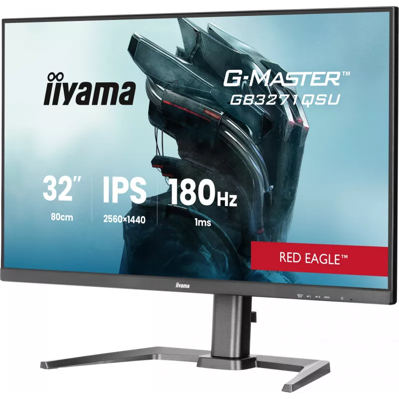 iiyama GB3271QSU-B2 kompiuterio monitorius 80 cm (31,5 col.) 2560 x 1440 pikselių Quad HD LED juodas