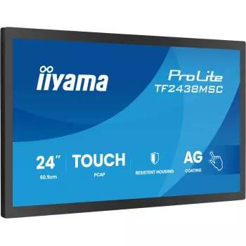 Liečiamas monitorius IIYAMA TF2438MSC-B2 — 24 colių interaktyvus ekranas, daugiafunkcinis jutiklis