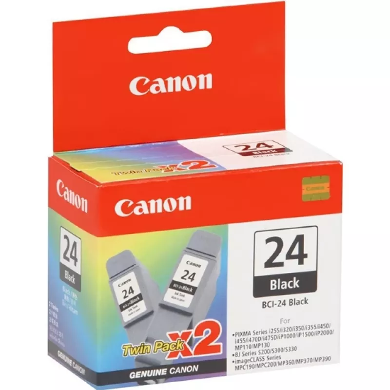 Canon BCI-24 rašalo kasetė 2 vnt. Originali juoda