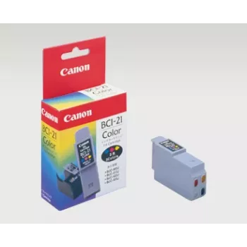 Canon BCI-21 rašalo kasetė Originali žydra, purpurinė, geltona