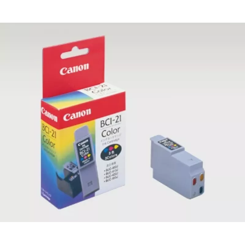 Canon BCI-21 rašalo kasetė Originali žydra, purpurinė, geltona