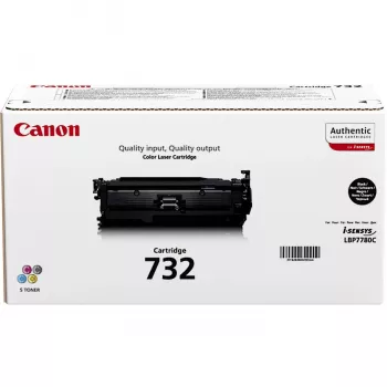 Canon 732K juodo dažų kasetė — Originali, lazerinė, išeiga 6100 puslapių, 1 vnt.