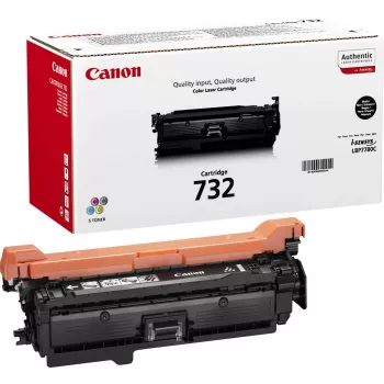 Canon 732K juodo dažų kasetė — Originali, lazerinė, išeiga 6100 puslapių, 1 vnt.