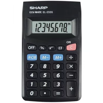 Sharp EL-233S skaičiuotuvas Kišeninis Bazinis Juoda