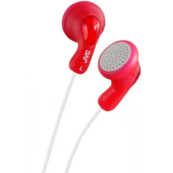 JVC F14 Gumy į ausis įdedamos laidinės ausinės, raudonos, Laidinės, 16–20000 Hz, Muzikai, 17,1 g, Ausinės, Raudona