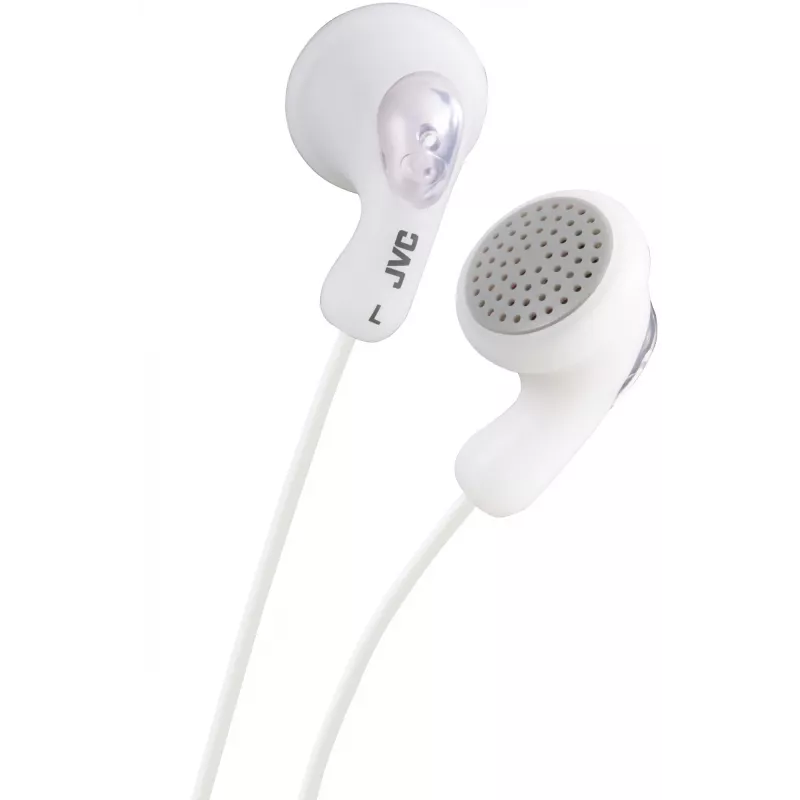 JVC F14 Gumy į ausis įdedamos laidinės ausinės, baltos