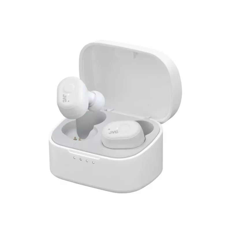 JVC HA-A11T True Wireless Stereo (TWS) ausinės, į ausis įdedamos, Bluetooth, 20–20 000 Hz, 10 m, balta
