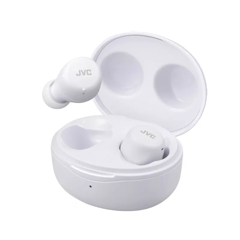 Belaidės į ausis įdedamos ausinės JVC HA-A5T True Wireless Stereo (TWS) — Intraauralinės, 20–20000 Hz, Baltos
