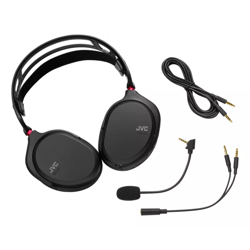JVC GG-01 Ausinės su mikrofonu Laidinės Ant galvos Žaidimų Juoda