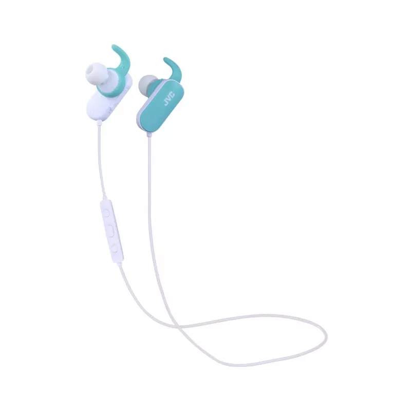 JVC HA-EBT5-A-E ausinės / laisvų rankų įranga Belaidės Į ausis įdedamos Sportui Bluetooth Mėlyna, Balta