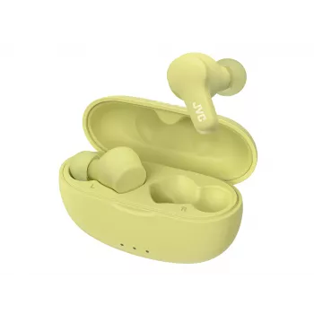 Belaidės į ausis dedamos ausinės JVC Gumy TWS Stix Green — tikras belaidis stereofoninis Bluetooth ryšys, 20–20000 Hz, 10 m nuotolis