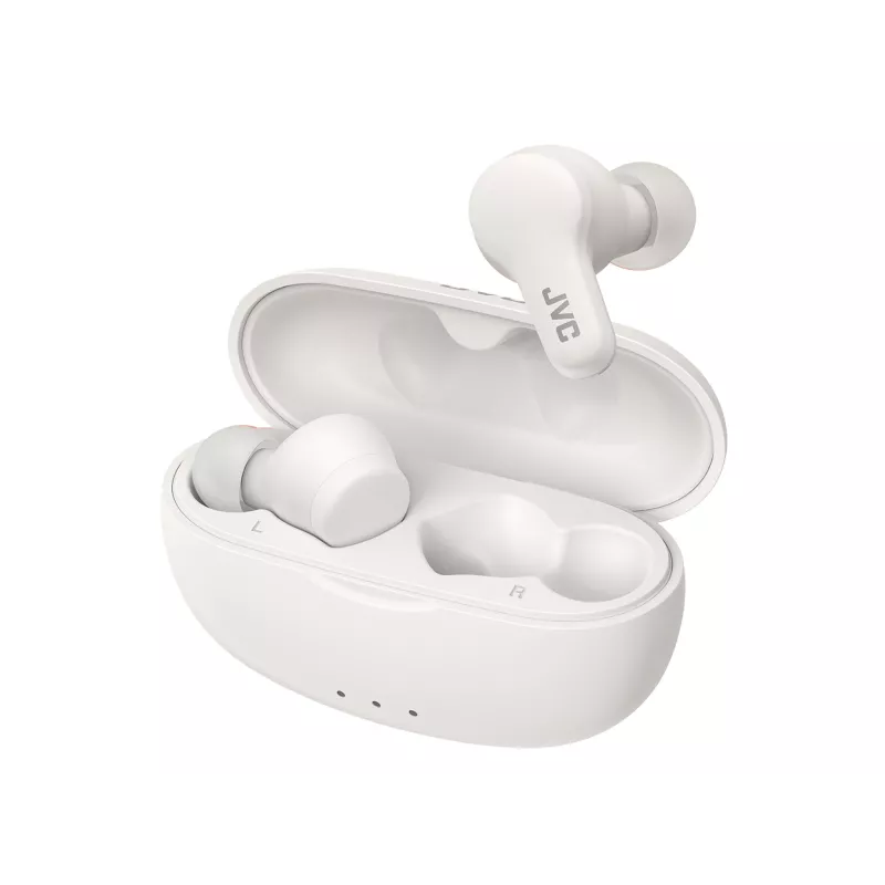 JVC Gumy TWS Stix White, True Wireless Stereo (TWS), 20 - 20000 Hz, Calls/Music, 8.4 g, Headset, White