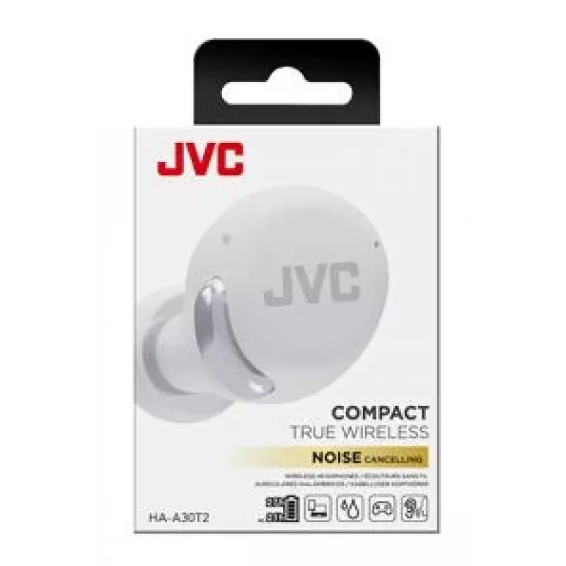 JVC HA-A30T2-W-U ausinės/ausinės Tikras belaidis stereofoninis (TWS) Į ausis Skambučiai/Muzika USB Type-C Bluetooth Balta