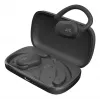 Ausinės JVC HA-NP40T True Wireless Stereo TWS ausinės su ausies lankeliu Bluetooth juodos, 20–20000 Hz, 10 m