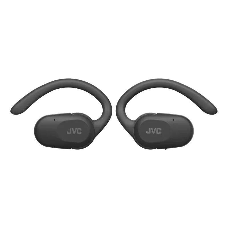 Ausinės JVC HA-NP40T True Wireless Stereo TWS ausinės su ausies lankeliu Bluetooth juodos, 20–20000 Hz, 10 m