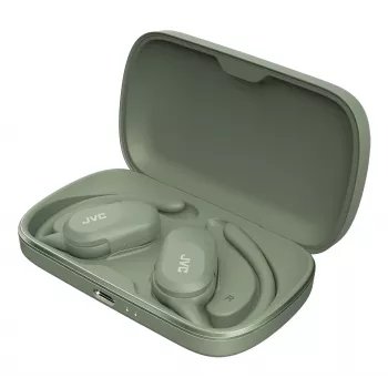 JVC HA-NP40T ausinės True Wireless Stereo (TWS) ausies lankelis Skambučiai / muzika Bluetooth žalia