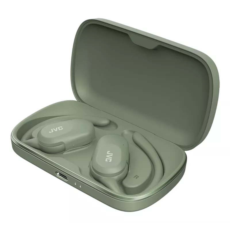 JVC HA-NP40T ausinės True Wireless Stereo (TWS) ausies lankelis Skambučiai / muzika Bluetooth žalia
