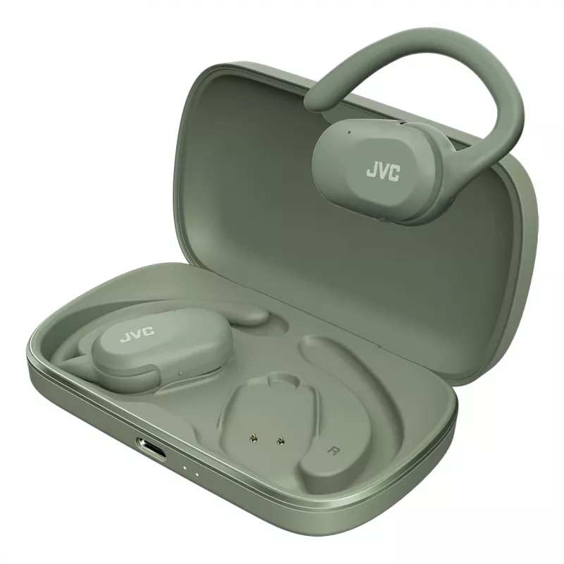 JVC HA-NP40T ausinės True Wireless Stereo (TWS) ausies lankelis Skambučiai / muzika Bluetooth žalia