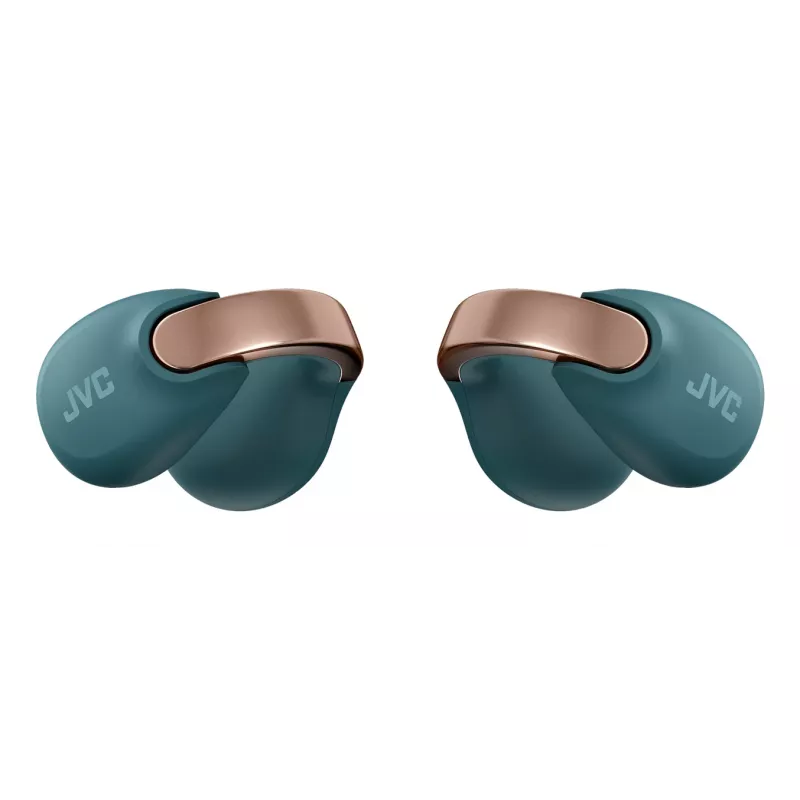 JVC HA-NP1T ausinės True Wireless Stereo (TWS) ausies užkabinimas Skambučiai / Muzika USB Type-C Bluetooth mėlyna, auksinė