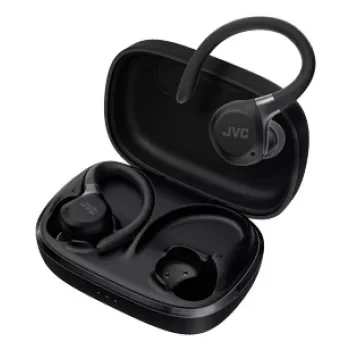 JVC HA-EC75T-B-U ausinės / ausinės su mikrofonu Belaidės Užkabinamos ant ausies Sportinės Bluetooth Juodos
