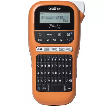 Etikečių spausdintuvas Brother PT-E110VP Tiesioginis terminis Spalvotas 180 x 180 DPI 20 mm/s TZe QWERTY