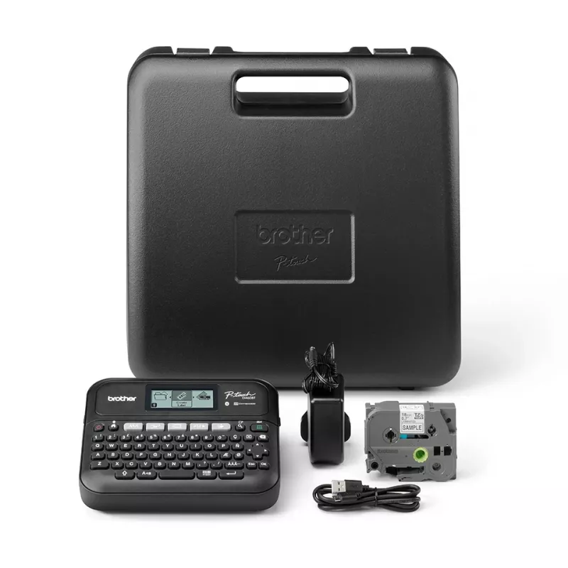 Brother PT-D460BTVP etikečių spausdintuvas Terminis perkėlimas 180 x 180 DPI 30 mm/sek Laidinis ir belaidis TZe Bluetooth QWERTY