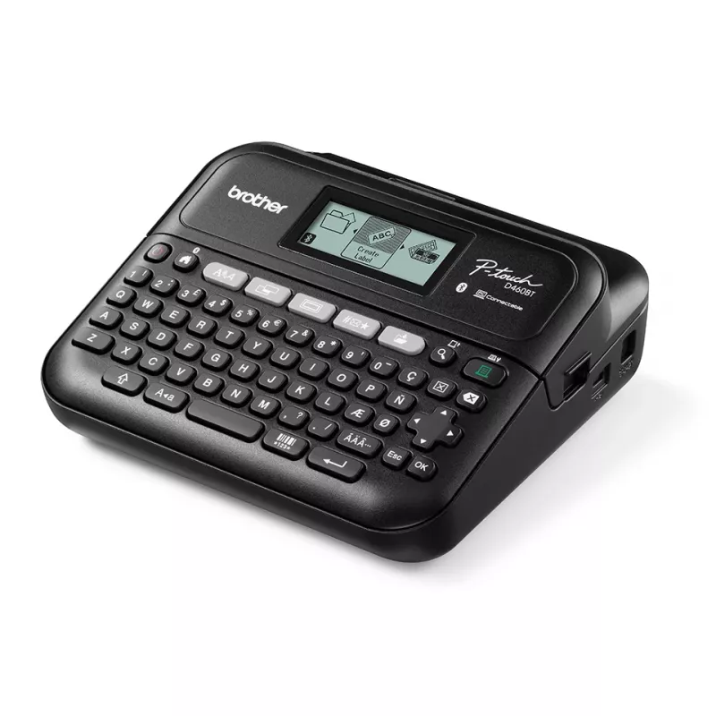 Brother PT-D460BTVP etikečių spausdintuvas Terminis perkėlimas 180 x 180 DPI 30 mm/sek Laidinis ir belaidis TZe Bluetooth QWERTY