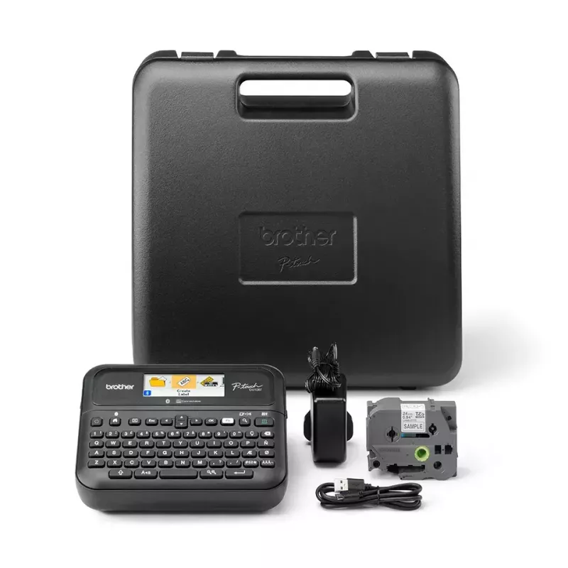 Brother PT-D610BTVP etikečių spausdintuvas Terminis perkėlimas 180 x 360 DPI 30 mm/sek Laidinis ir belaidis TZe Bluetooth