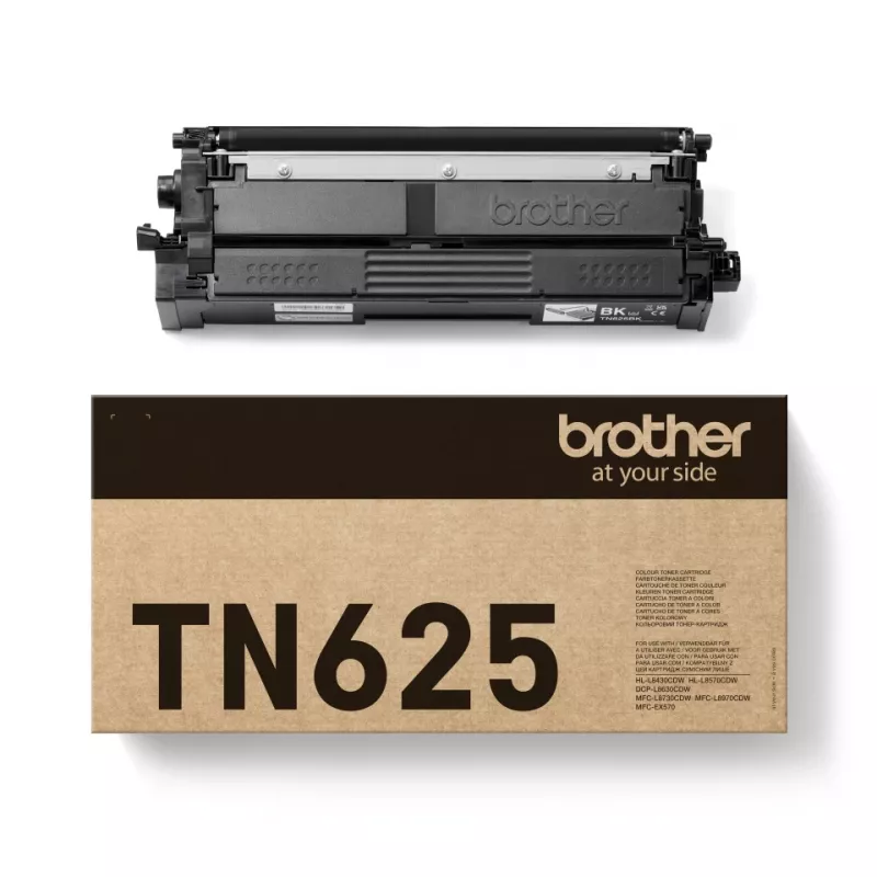 Tonerio kasetė Brother TN-625BK Originali juoda, 1 vnt., išeiga 3000 puslapių