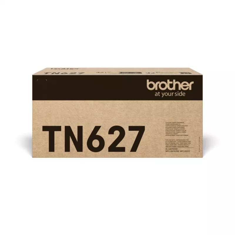 Dažų kasetė Brother TN-627M Originali Magenta, išeiga 10 000 puslapių, 1 vnt.