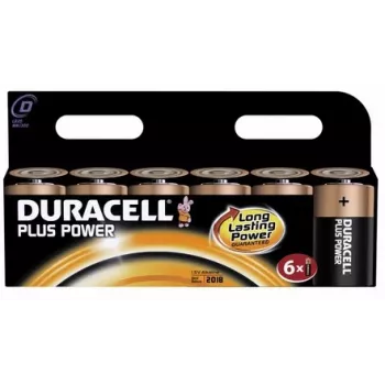 Duracell 6x D 1.5V Vienkartinė baterija Šarminė