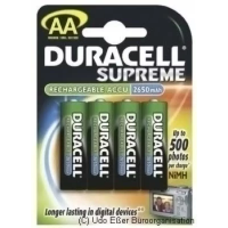 Duracell HR6 AA 4 vnt. pakrovimo baterijos Nikelio-Metalo Hidridas (NiMH)