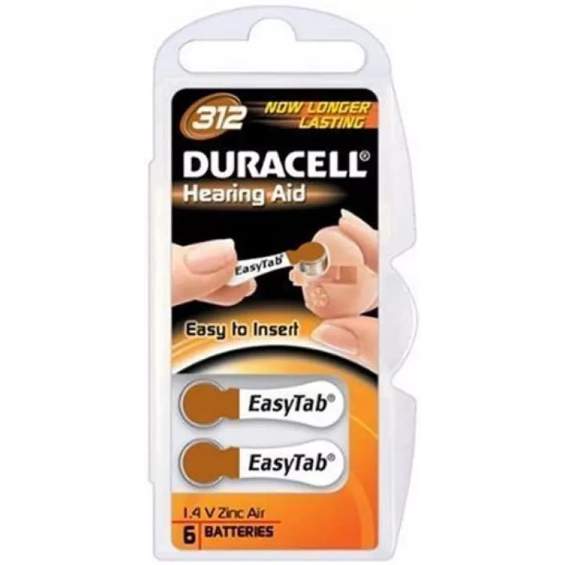 Duracell DA312 buitinė baterija Vienkartinė baterija Cinko-oras