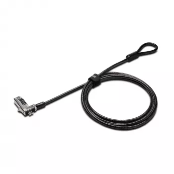 Kensington plonas Combination Laptop Lock, 1,8 m, Kensington, Kombinuotas užraktas, Raktas, Juoda