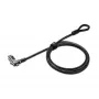 Kensington plonas Combination Laptop Lock, 1,8 m, Kensington, Kombinuotas užraktas, Raktas, Juoda