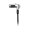 Kensington plonas Combination Laptop Lock, 1,8 m, Kensington, Kombinuotas užraktas, Raktas, Juoda