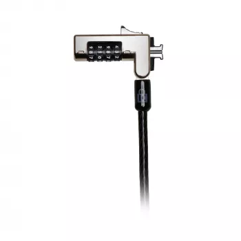 Kensington plonas Combination Laptop Lock, 1,8 m, Kensington, Kombinuotas užraktas, Raktas, Juoda
