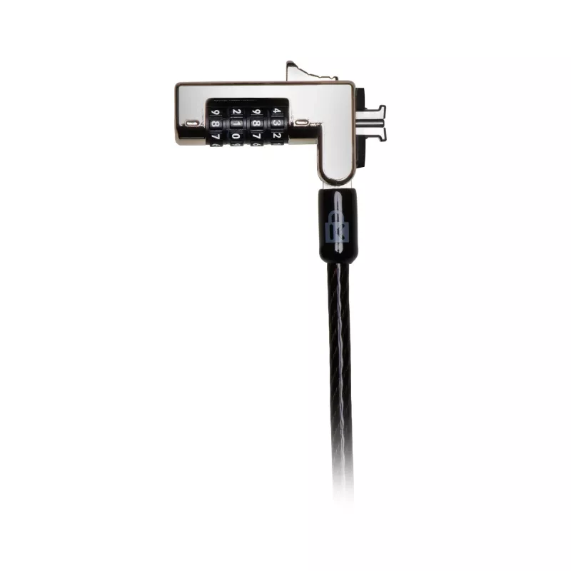 Kensington plonas Combination Laptop Lock, 1,8 m, Kensington, Kombinuotas užraktas, Raktas, Juoda