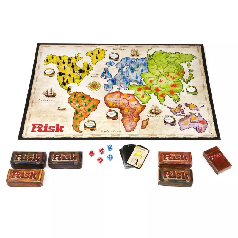 Hasbro Gaming Risk stalo žaidimas Karas