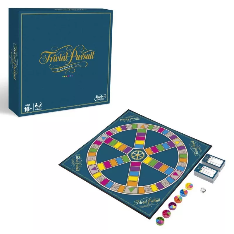 Hasbro Gaming Trivial Pursuit žaidimas: klasikinė versija Stalo žaidimas Mokomasis