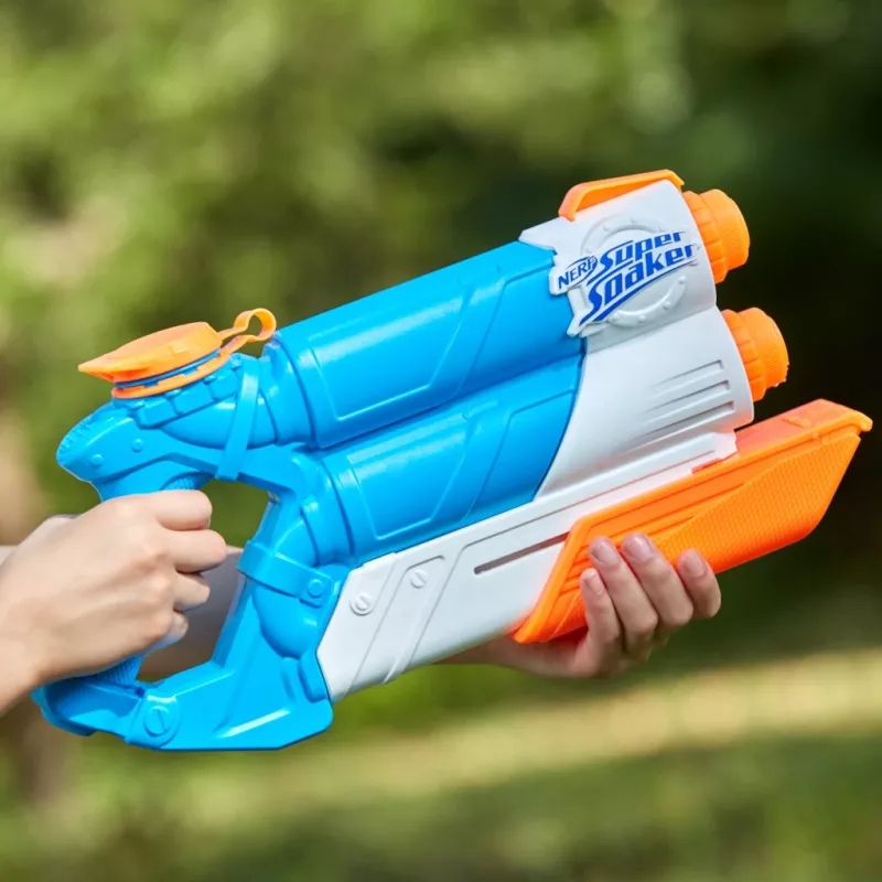 Nerf Super Soaker Twin Tide, žaislinis šautuvas, Daugiaspalvis, 6 m.