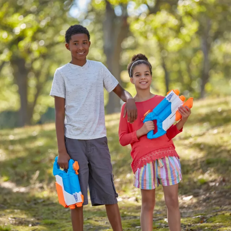 Nerf Super Soaker Twin Tide, žaislinis šautuvas, Daugiaspalvis, 6 m.