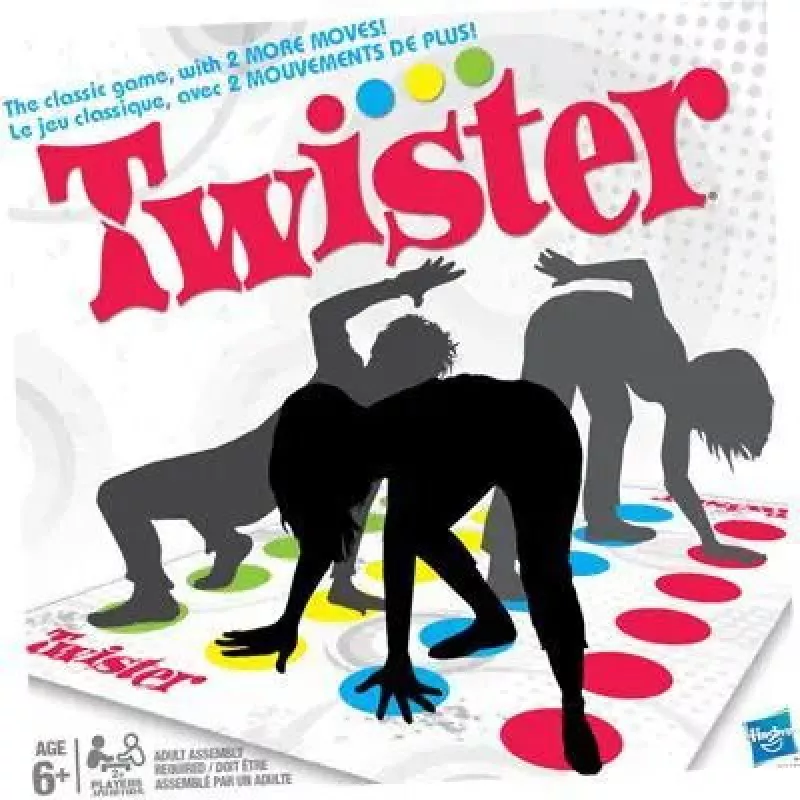 Twister žaidimas Hasbro Gaming Twister Rekomenduojamas amžius 6 metai