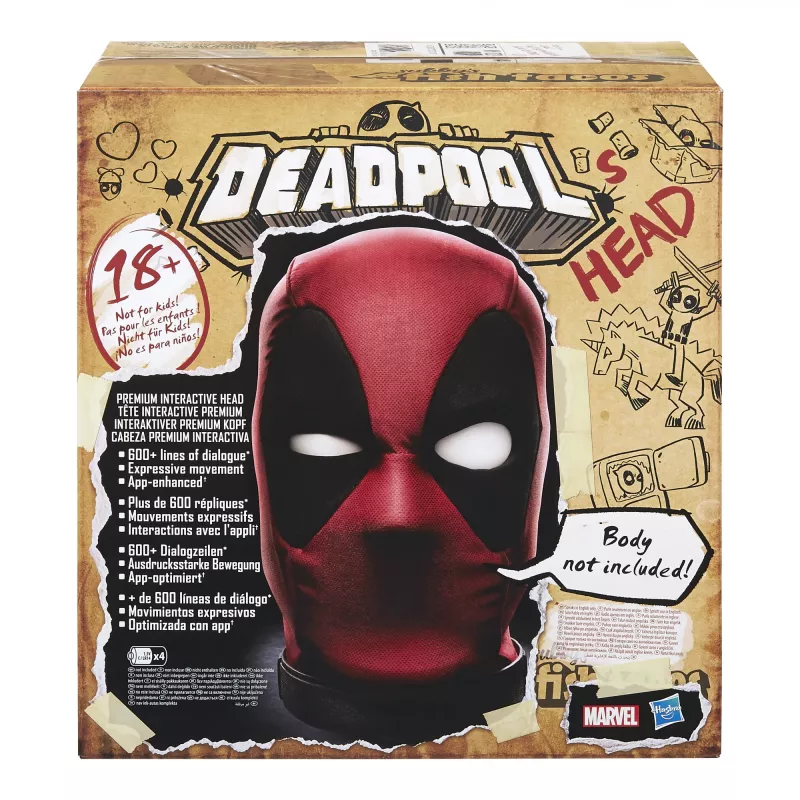 Marvel Deadpool, berniukams/mergaitėms, 18 metų, garsinis