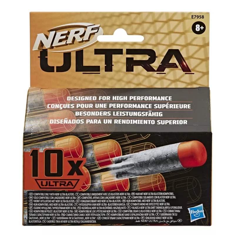 Nerf Ultra 10-Dart Refill Pack -- The Ultimate in Dart Blasting -- Suderinama Only su Blasters