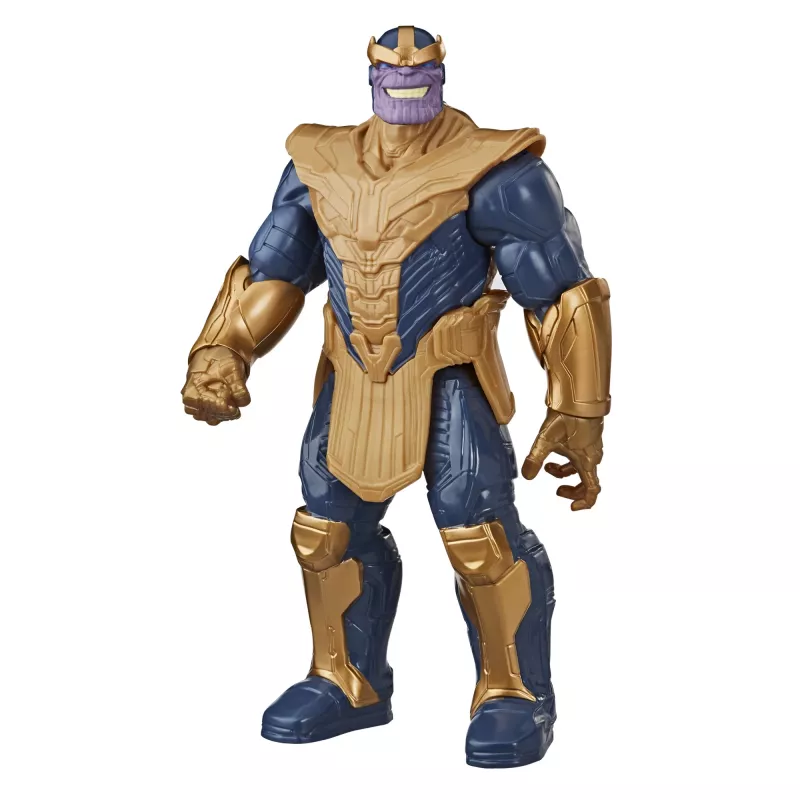 Marvel Avengers Blast Gear Deluxe Thanos veiksmo figūrėlė, 4 m., mėlyna, geltona