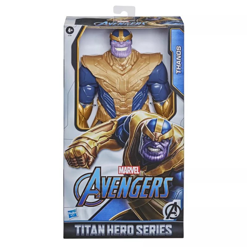 Marvel Avengers Blast Gear Deluxe Thanos veiksmo figūrėlė, 4 m., mėlyna, geltona