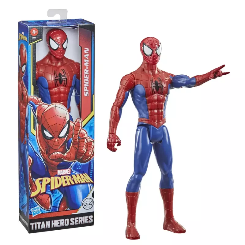 Veiksmo figūrėlė HASBRO Marvel Spider-Man Titan Hero Spider-Man, plastikinė, įvairiaspalvė, nuo 4 metų